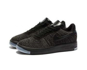 Grau Schwarz Schwarz Schuhe 817419-011 Unisex Nike Air Force 1 Ultra Flyknit Low