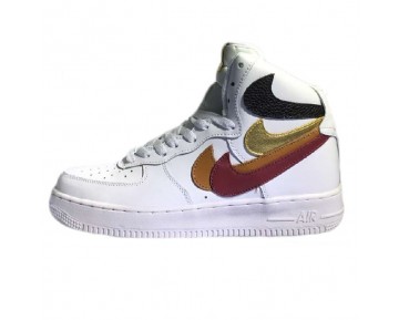 Nike Air Force 1 High Herren Misplaced Checks Schuhe White