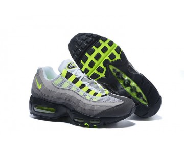 554970-071 Nike Wmns Air Max 95 Essential Grau/Grün/Schwarz Damen Schuhe