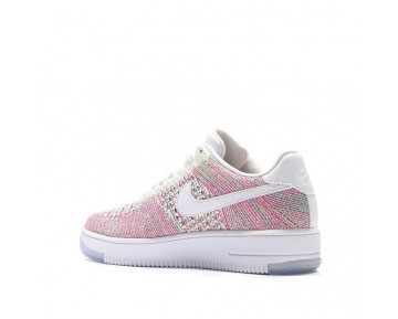 Rosa Weiß Rainbow Schuhe Damen 817420-102 Nike Air Force 1 Ultra Flyknit Low