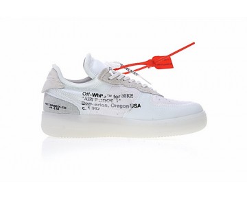 A04606-100 Schuhe Grau Weiß Off White X Nike Air Force 1 Low Herren