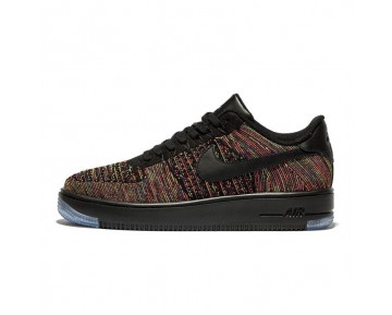 817419-001 Schwarz Crimson Court Lila Unisex Schuhe Nike Air Force 1 Ultra Flyknit Low