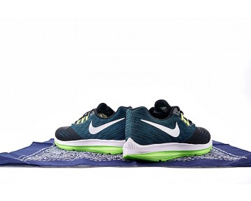 898466-003 Schuhe  Nike Zoom Winflo 4 Schwarz/Blau/Grün Herren