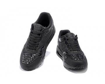 Nike Air Max 1 Woven Black All Schwarz Herren Schuhe 725232-002