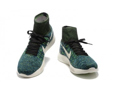 Herren Schuhe Nike Lunarepic Flyknit Schwarz/Photo Blau/Poison Grün/Schwarz 827402-003
