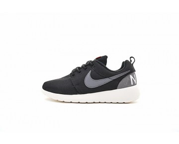 Schwarz/Ash Grau Unisex Nike Roshe One Retro Schuhe 819881-001