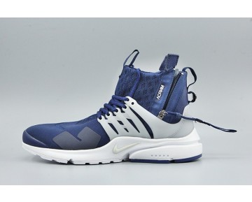 Schuhe [email protected] X Nike Air Presto Mid Herren 844672-400 Tief Lila/Weiß