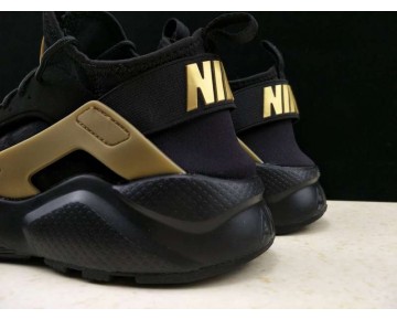 Herren Schwarz/Gold Schuhe Nike Air Huarache Ultra Id 829669-331