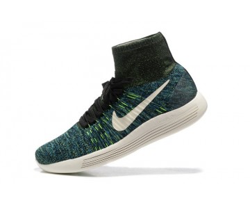 Herren Schuhe Nike Lunarepic Flyknit Schwarz/Photo Blau/Poison Grün/Schwarz 827402-003