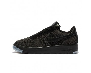 Grau Schwarz Schwarz Schuhe 817419-011 Unisex Nike Air Force 1 Ultra Flyknit Low