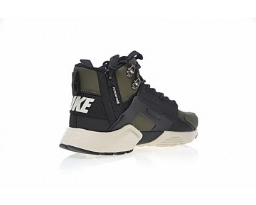 Herren Army Grün/Schwarz [email protected] X Nike Air Huarache City Mid Lea 856787-300 Schuhe