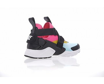 Schwarz Rosa Grün 833146-613 Schuhe Damen Nike Air Huarache V Mid
