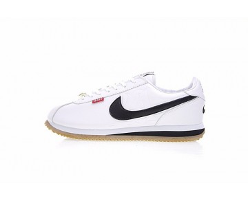 Schuhe Mister Cartoon X Nike Cortez Basic Qs Weiß/Yelow/Schwarz Unisex Aa4875-005
