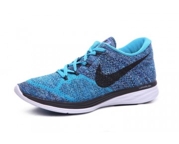 Multi/Blau/Schwarz 40-45 Herren Nike Flyknit Lunar 3 Schuhe