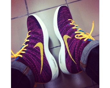 Grand Lila 554969-085 Herren Nike Lunar Flyknit Chukka Nd Purple Schuhe