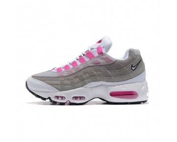 Nike Wmns Air Max 95 Essential Damen 307960-001 Weiß/Grau/Rosa Schuhe