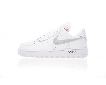 Unisex Aa3825-100 Schuhe Weiß Schwarz Off-White X Nike Air Force 1 Low
