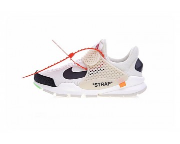 Aa8696-101 Unisex Schuhe Virgil Ablohoff-White X Nike La Nike Sock Dart Weiß/Schwarz