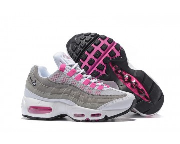 Nike Wmns Air Max 95 Essential Damen 307960-001 Weiß/Grau/Rosa Schuhe