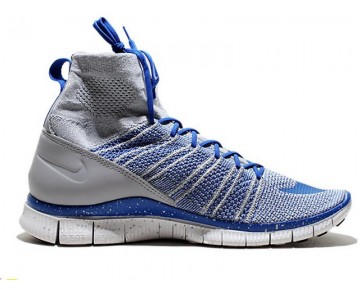Nike Free Flyknit Mercurial Superfly 805554-003 Unisex Grau/ Königlich Schuhe
