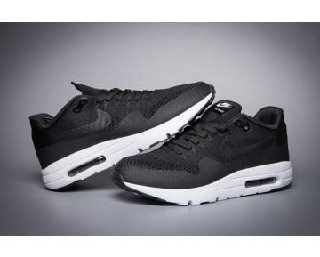 Nike Air Max 1 Ultra Flyknit 843384-001 Schuhe Herren Schwarz Weiß