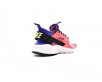 753889-996 Rosa/Weiß/Blau Schuhe Damen Nike Air Huarache Ultra Flyknit Id