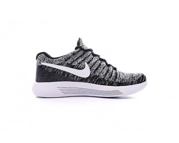 Nike Lunarepic Low Flyknit 2 Herren Weiß/Grau/Schwarz 880283-010 Schuhe