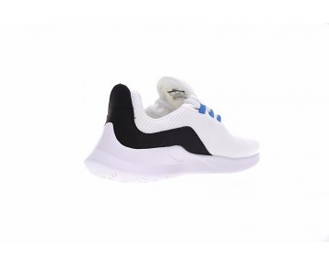 844656-135 Weiß/Schwarz/Blau Unisex Schuhe Nike Roshe Run Sportswear Tm