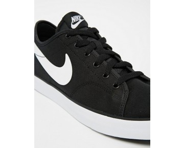 Schwarz Weiß Nike Primo Court Canvas Summer Schuhe 631691-019 Damen