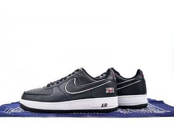 Schuhe Herren  Nike Air Force 1 Low 845053-002 Schwarz/Weiß Nyc