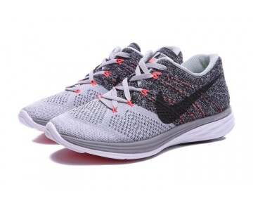 Schuhe Nike Flyknit Lunar 3 Damen Licht Grau/Rosa