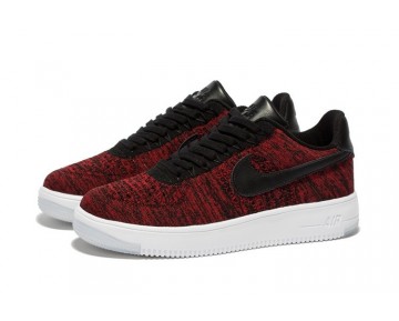 Schuhe Unisex Rot Wein And Weiß Nike Air Force 1 Ultra Flyknit Low 817420-600