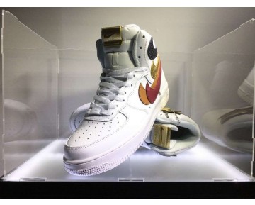 Nike Air Force 1 High Herren Misplaced Checks Schuhe White