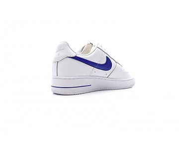 Nike Air Force 1 Unisex Schuhe Weiß Orange Blau 722241-844