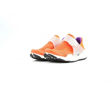 819686-022 Schuhe Damen  Nike Sock Dart Id Orange/Gray/Weiß/Lila