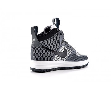 Herren Nike Lunar Force 1 Duckboot Grau/Schwarz/Weiß 805899-070 Schuhe