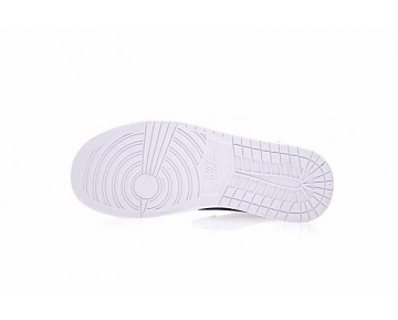 Unisex Air Jordan 1 Low Og Premium Schwarz/Weiß 705329-010 Schuhe