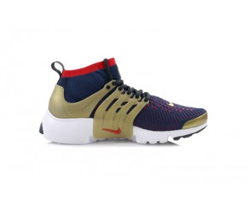 Schuhe 835570-406 Herren Nike Air Presto Ultra Flyknit Olympic Marine/Rot/Gold