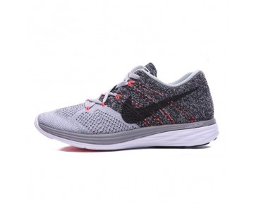Schuhe Nike Flyknit Lunar 3 Damen Licht Grau/Rosa