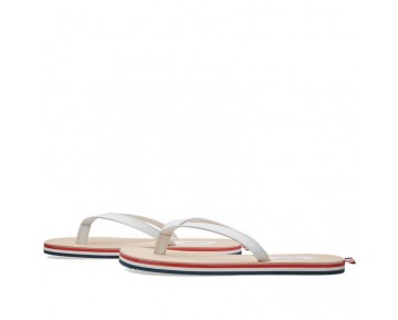 Schuhe Thom Browne Tricolour Tricolour Leather Sandal Herren Weiß