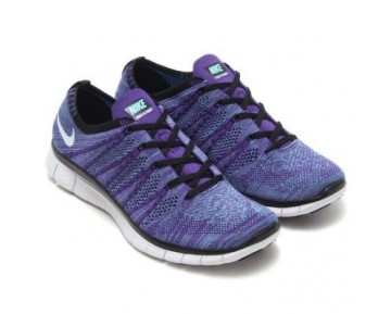 Schuhe Herren Crt Lila/Weiß-Polarized Blau-Schwarz 599459-500 Nike Free Flyknit 5.0 Nsw