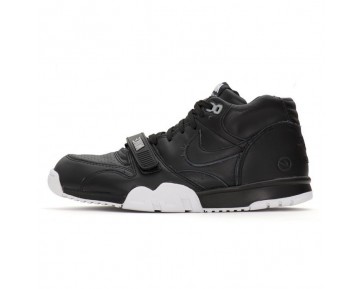 806942-001 Schuhe Nike X Fragment Design Air Trainer 1 Mid Herren Lichtning Schwarz Weiß