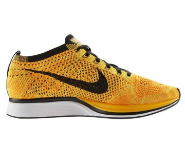 Schuhe 526628-808 Team Orange Nike Flyknit Racer Herren