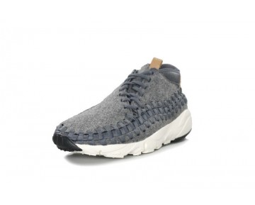 Herren Schuhe 857874-002 Dunkel Grau/Sail-Vachetta Nike Air Footscape Woven Chukka Se