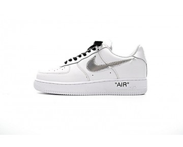 Weiß Schwarz Schuhe Off-White X Nike Air Force 1 Low Herren 923005-100