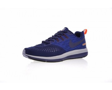 Schuhe 921704-400 Nike Zoom Winflo 4 Herren Tief Blau/Grau/Orange