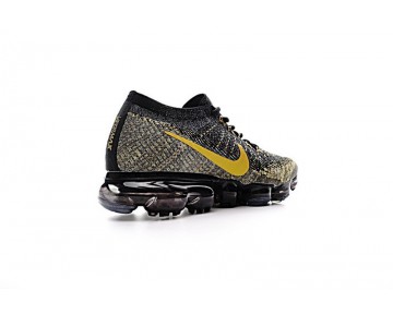 Schuhe Nike Air Vapormax Flyknit 849558-005 Unisex Schwarz/Gold