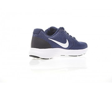 Herren 819300-406 Nike Revolution Schuhe Tief Blau/Weiß
