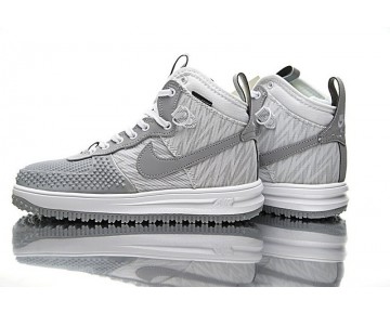 Schuhe Nike Lunar Force 1 Duckboot Weiß/Grau/Lichtning Herren 805899-207