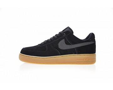 Unisex Aa0287-002 Nike Wmns Air Force 1 '07 Se Schuhe Schwarz Grau-Gum Braun